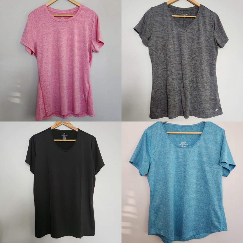 Bundle Of 4 - Womans Athletic t-shirt